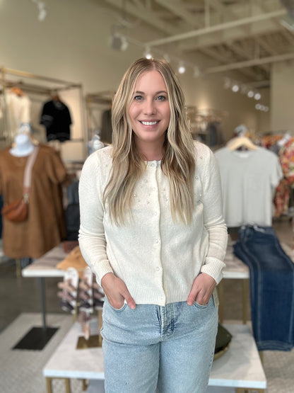 The Heirloom Cardigan in Cream
