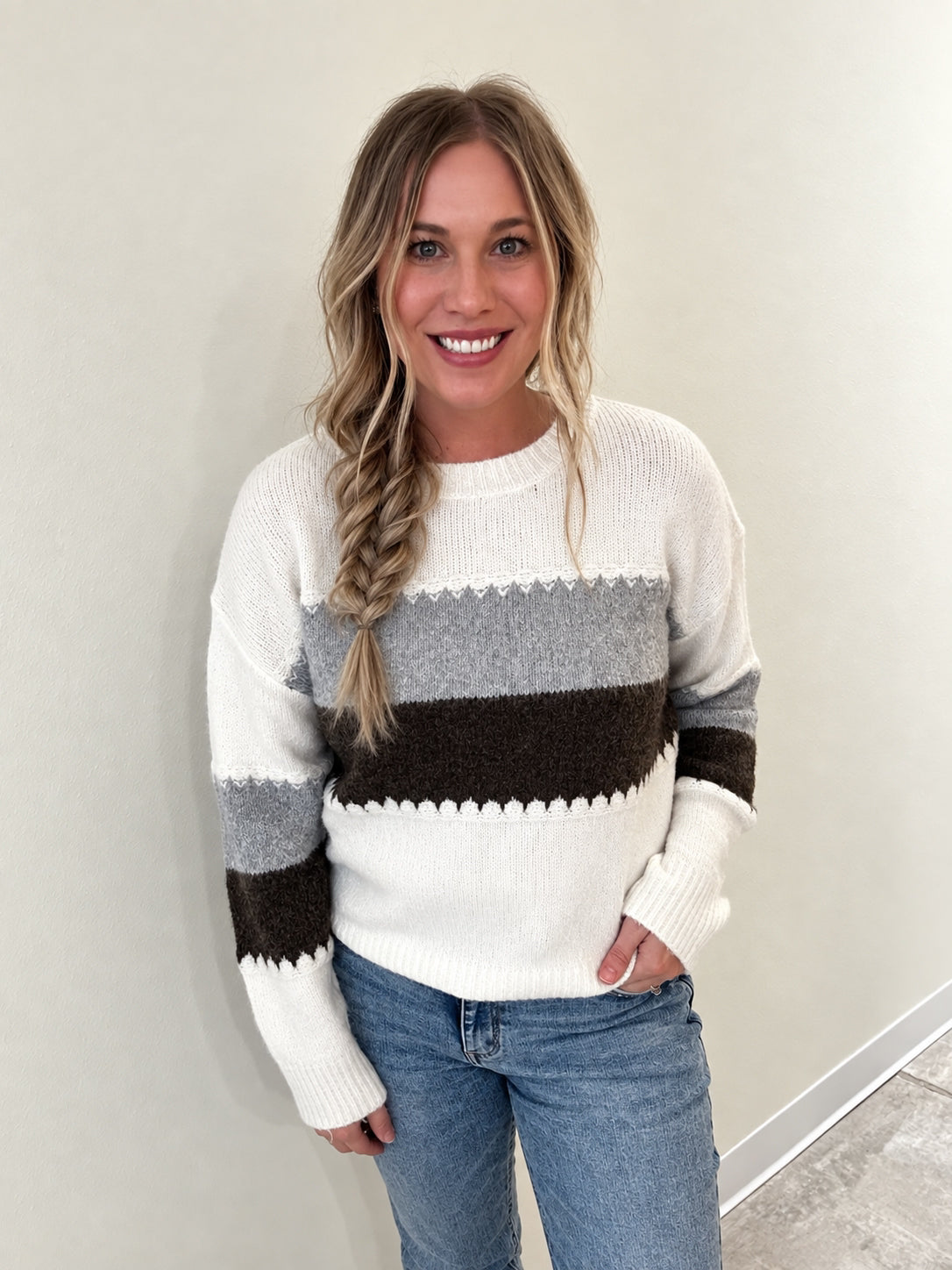 Better Together Color Block Sweater
