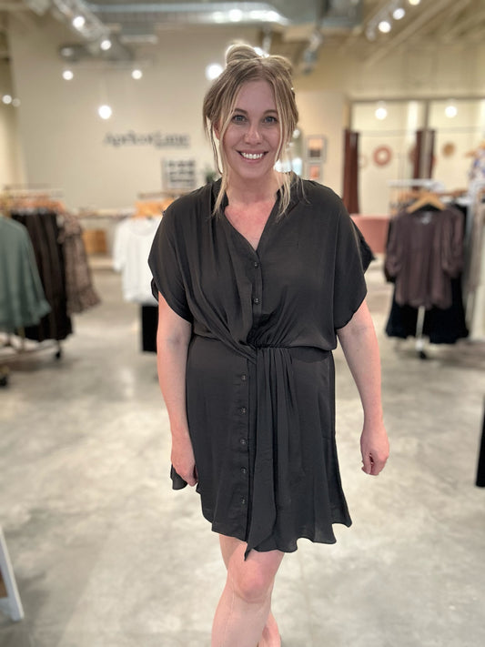 Manhattan Tie Front Dress