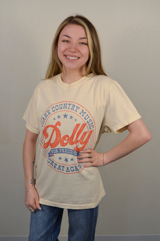 Dolly For President Tee