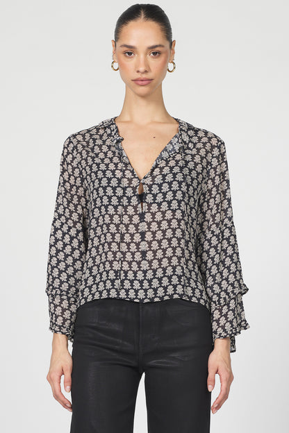 Dear John | Jaquel Long Sleeve W/ Ruffle Detail Brand Photo Front