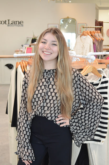 Dear John | Jaquel Long Sleeve W/ Ruffle Detail Front