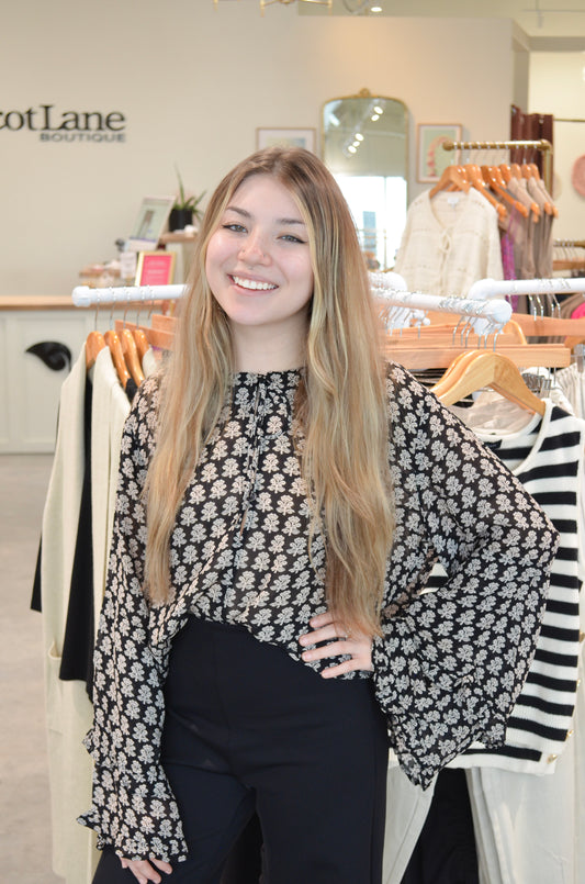 Dear John | Jaquel Long Sleeve W/ Ruffle Detail Front