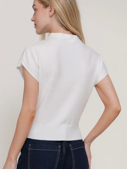 The Polished Mock Neck Top