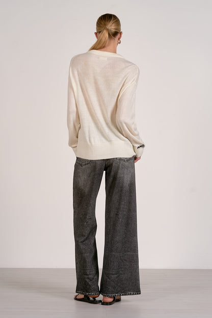Elan Amour Simple Stitch Sweater
