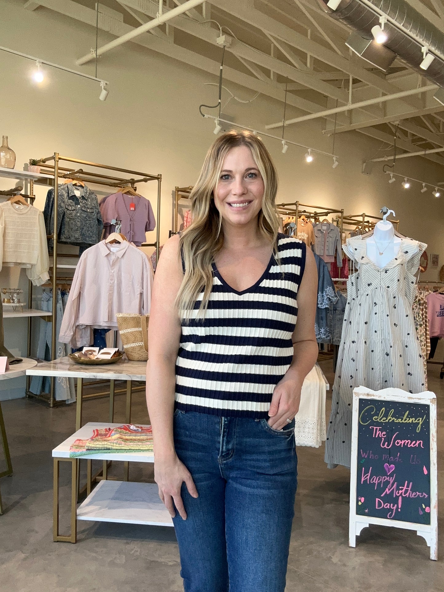 Dear John | Celia Striped Vest