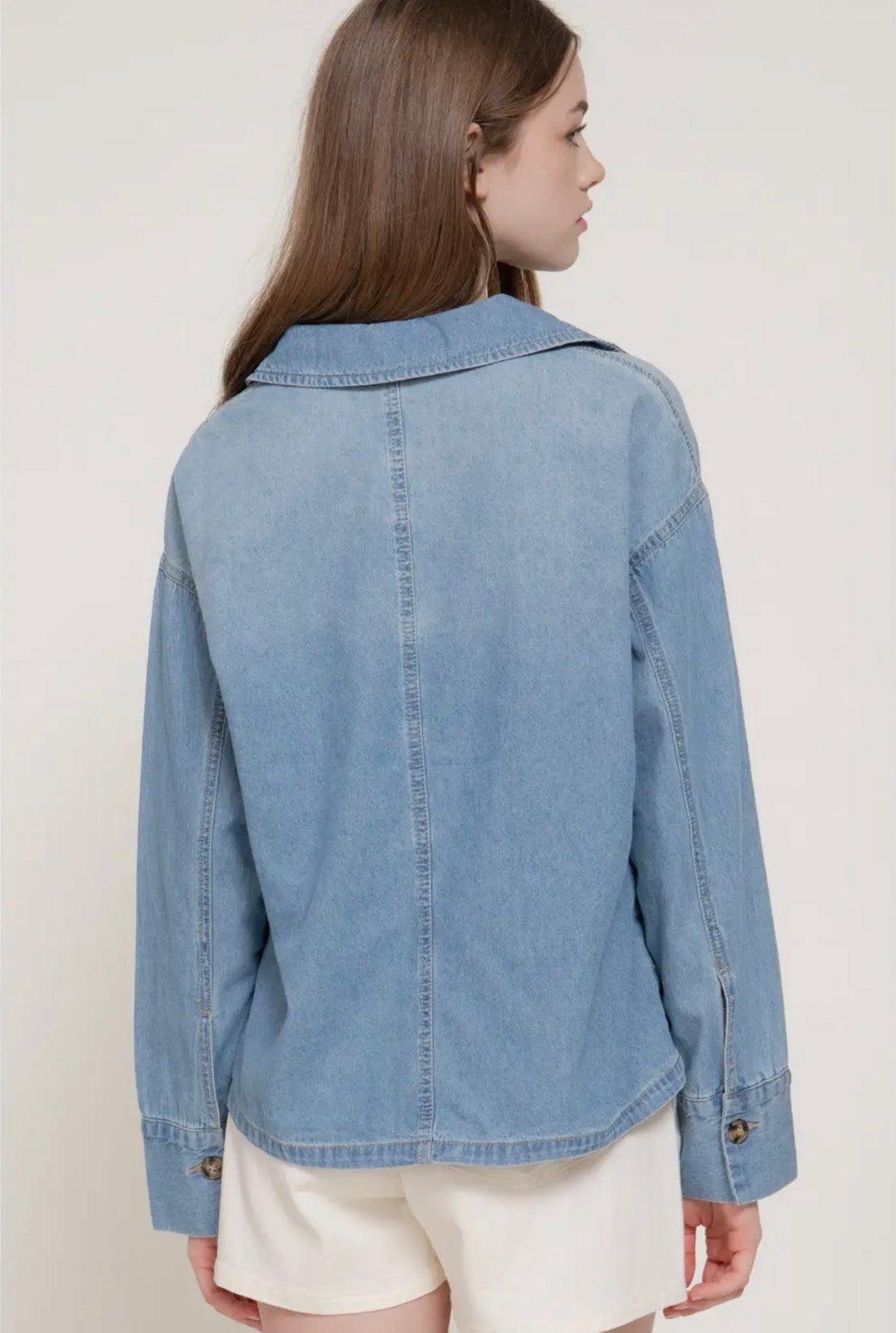 Weekend Denim Pullover
