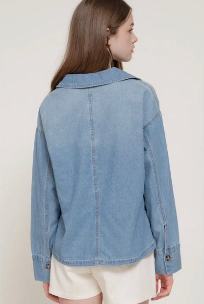 Weekend Denim Pullover