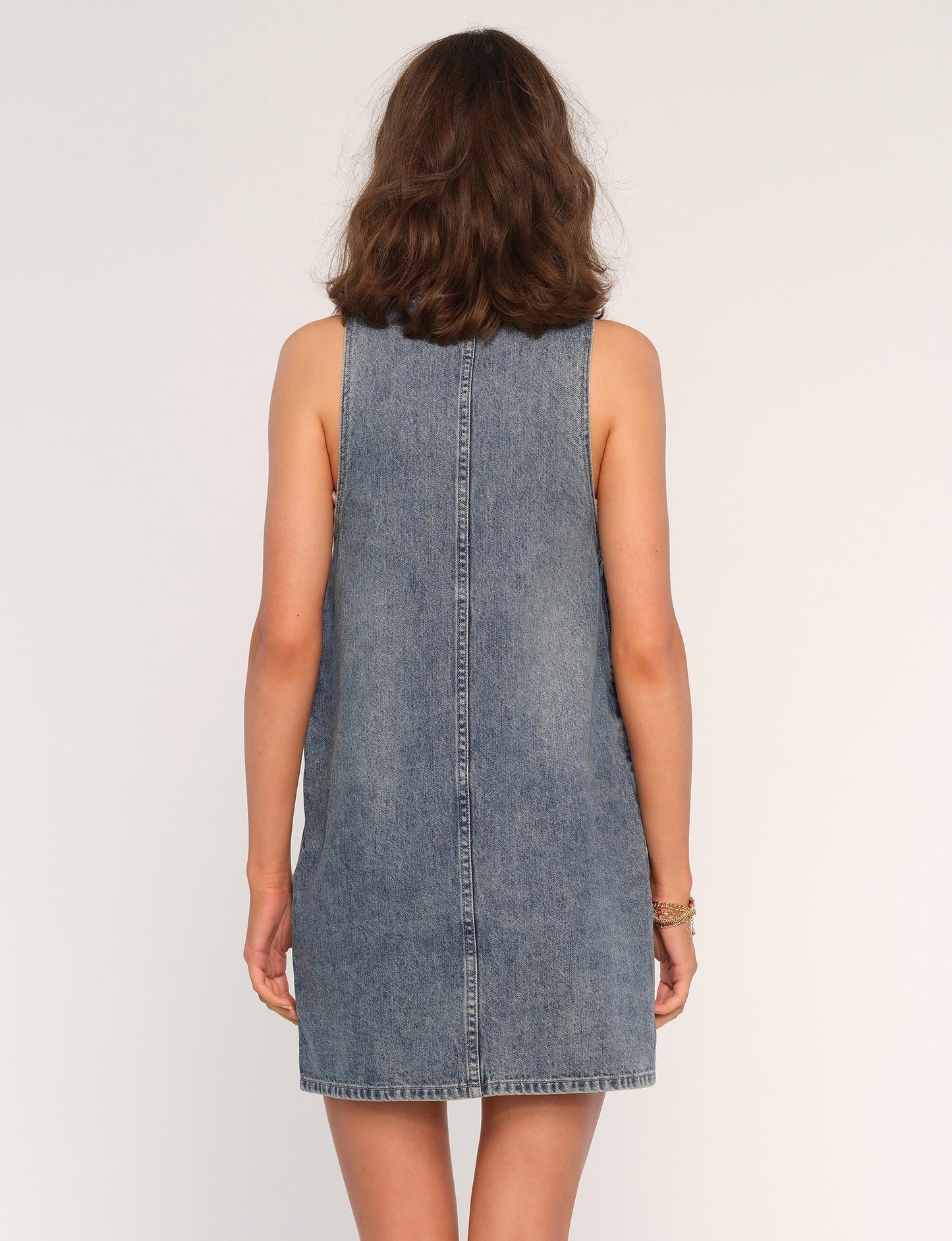 Heartloom | Erin Overall Denim Mini Dress