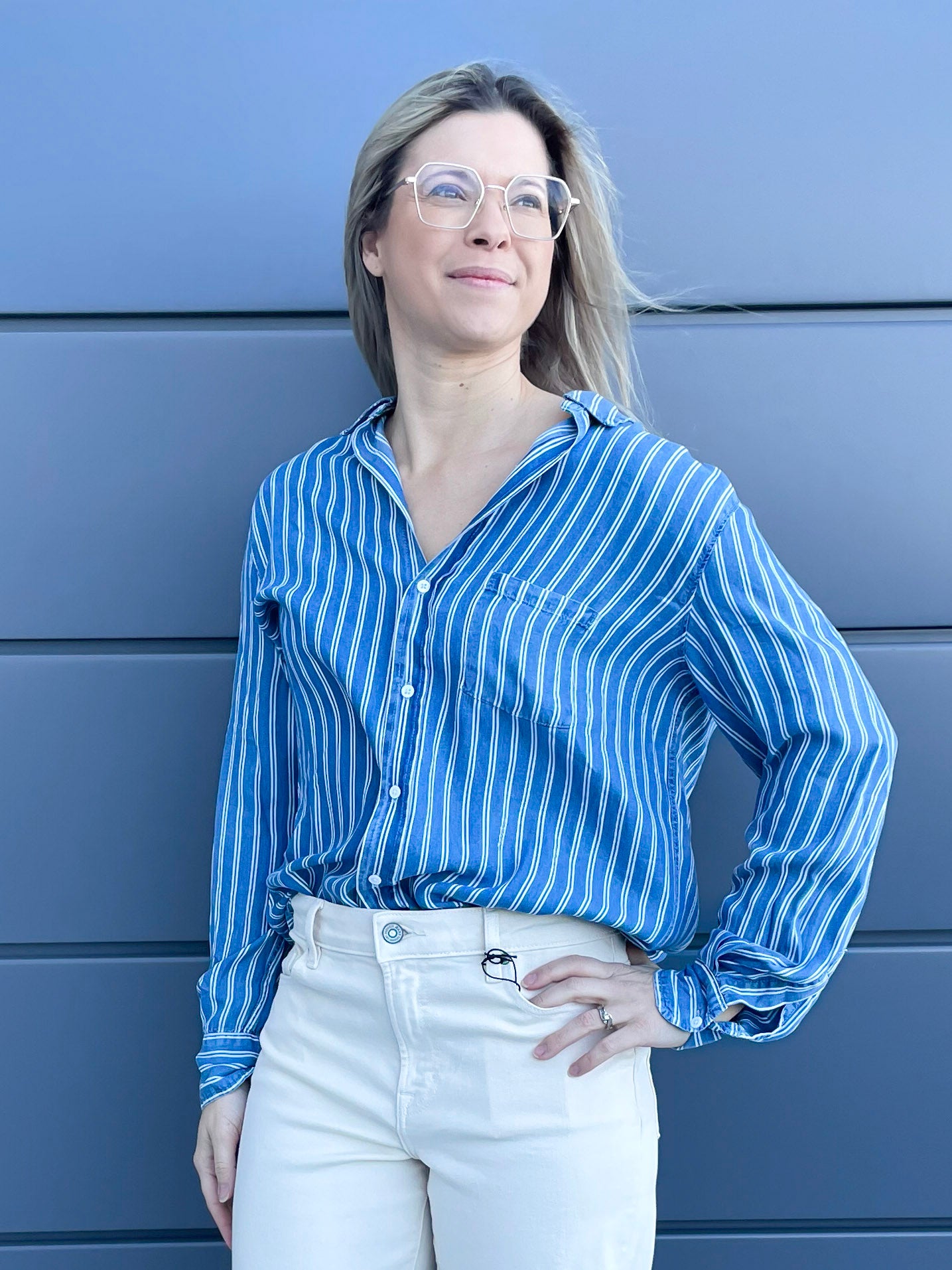 Dear John Galina Chambray Shirt