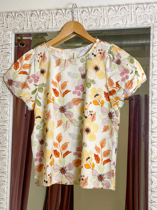 The Wonder Bloom Balloon Sleeve Blouse