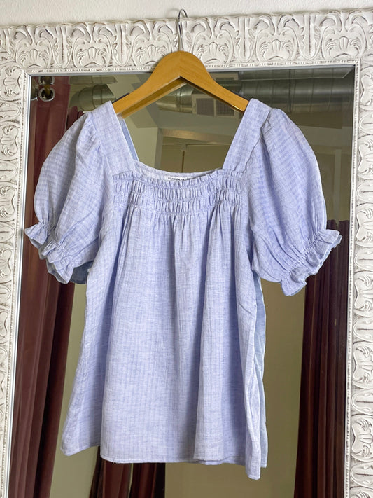 The Nightingale Ruffle Sleeve Blouse