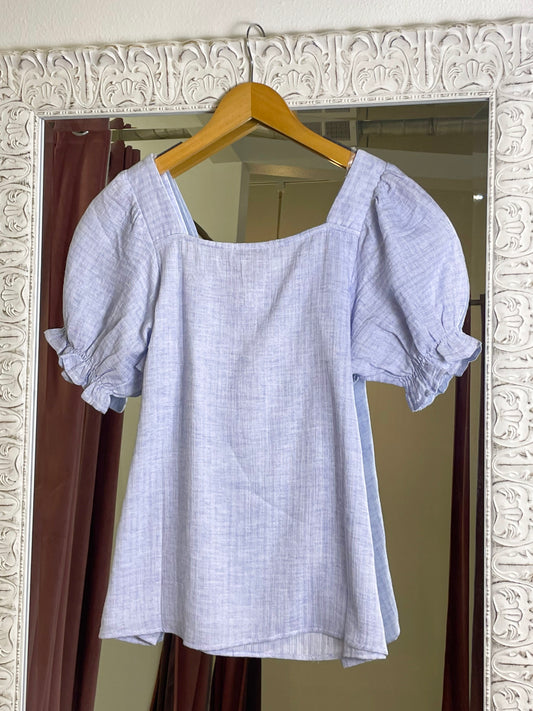 The Nightingale Ruffle Sleeve Blouse