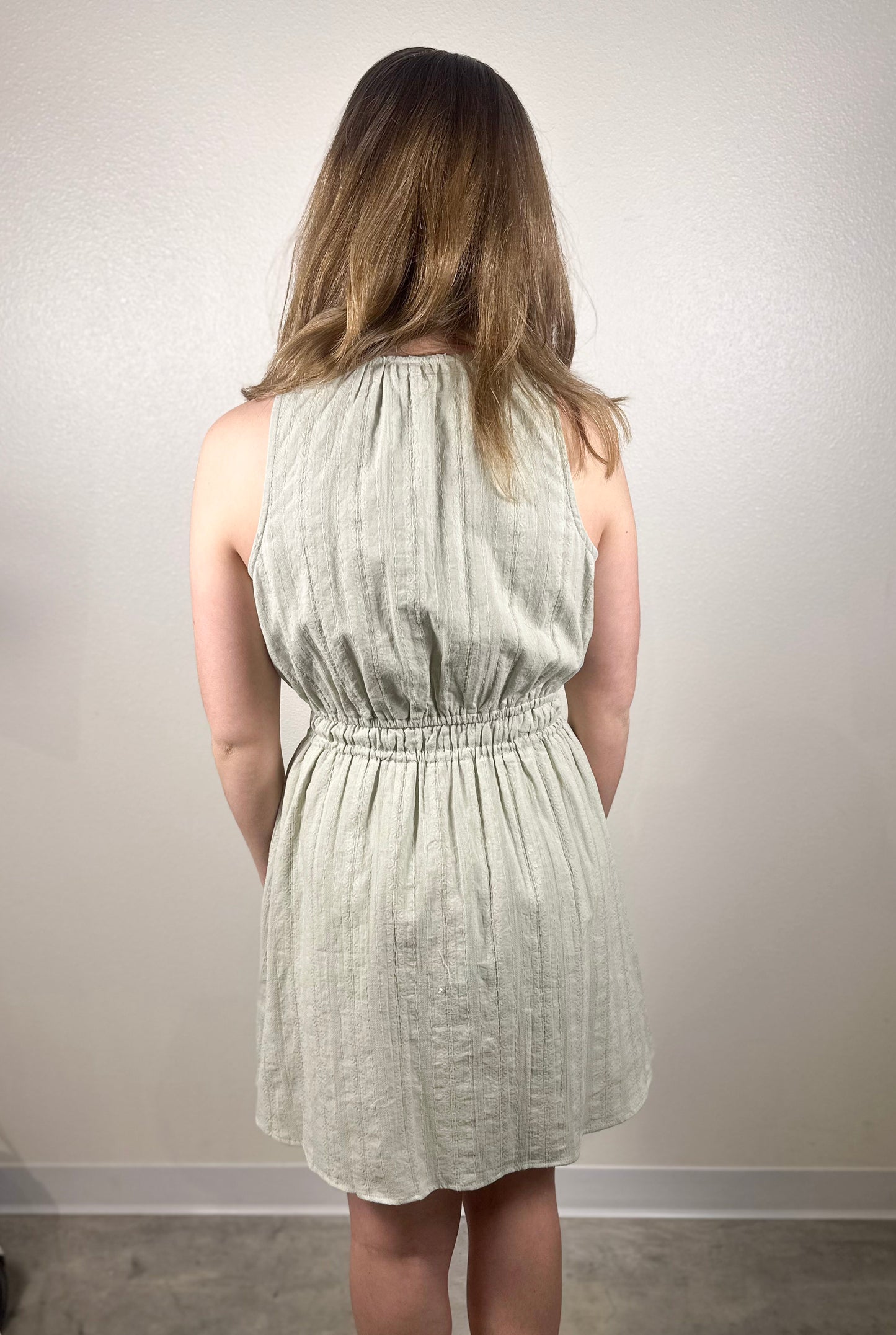 Flattering Surplice Mini Dress with V-Neck