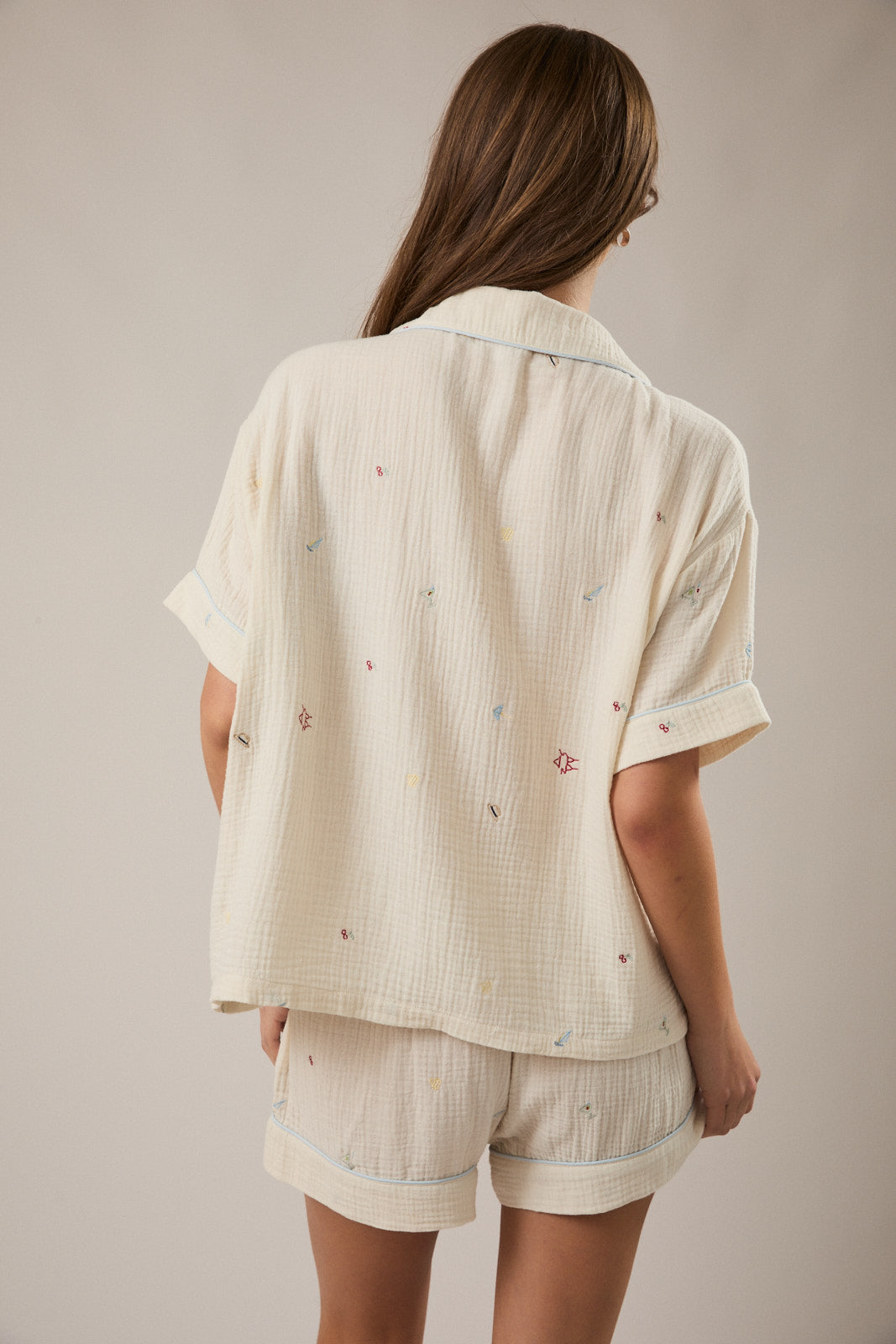 Coastal Picnic Pajama Set