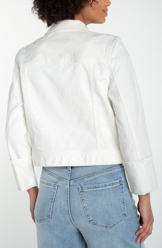 Liverpool Cropped Denim Jacket