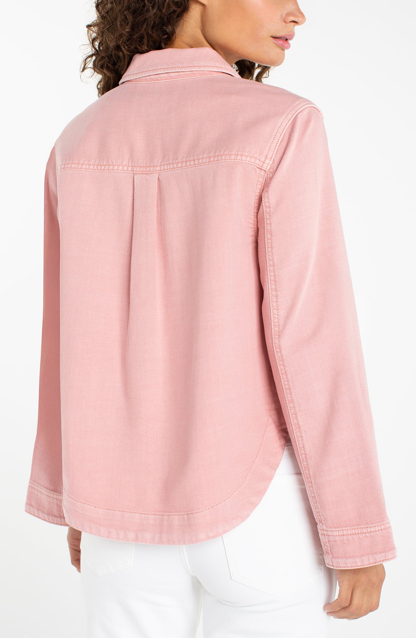 Liverpool | High/Low Denim Shacket