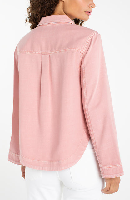 Liverpool | High/Low Denim Shacket