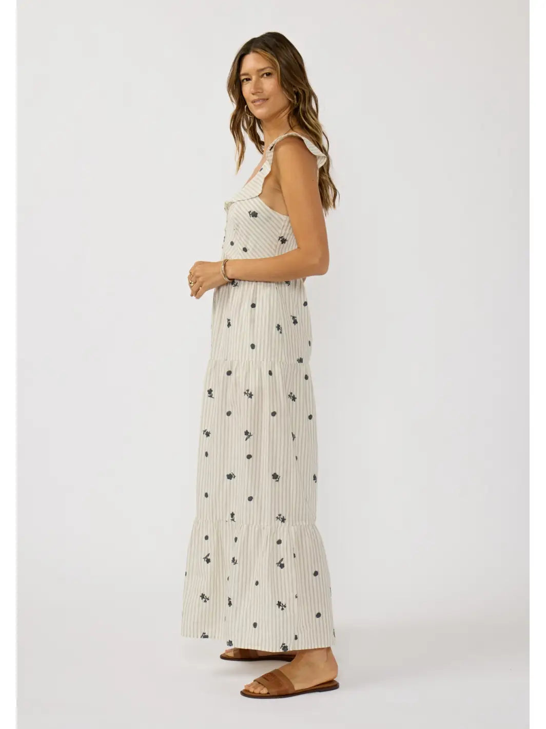 The Petal Thread Tiered Maxi Dress