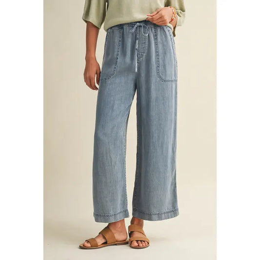 The Easy Drape Denim Pant
