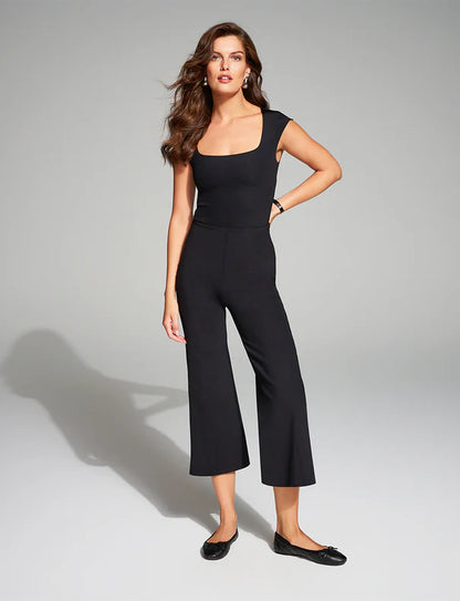Commando | Neoprene Cropped Wide Leg Pant