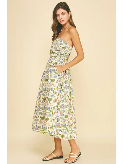 Destination Dream Strapless Midi