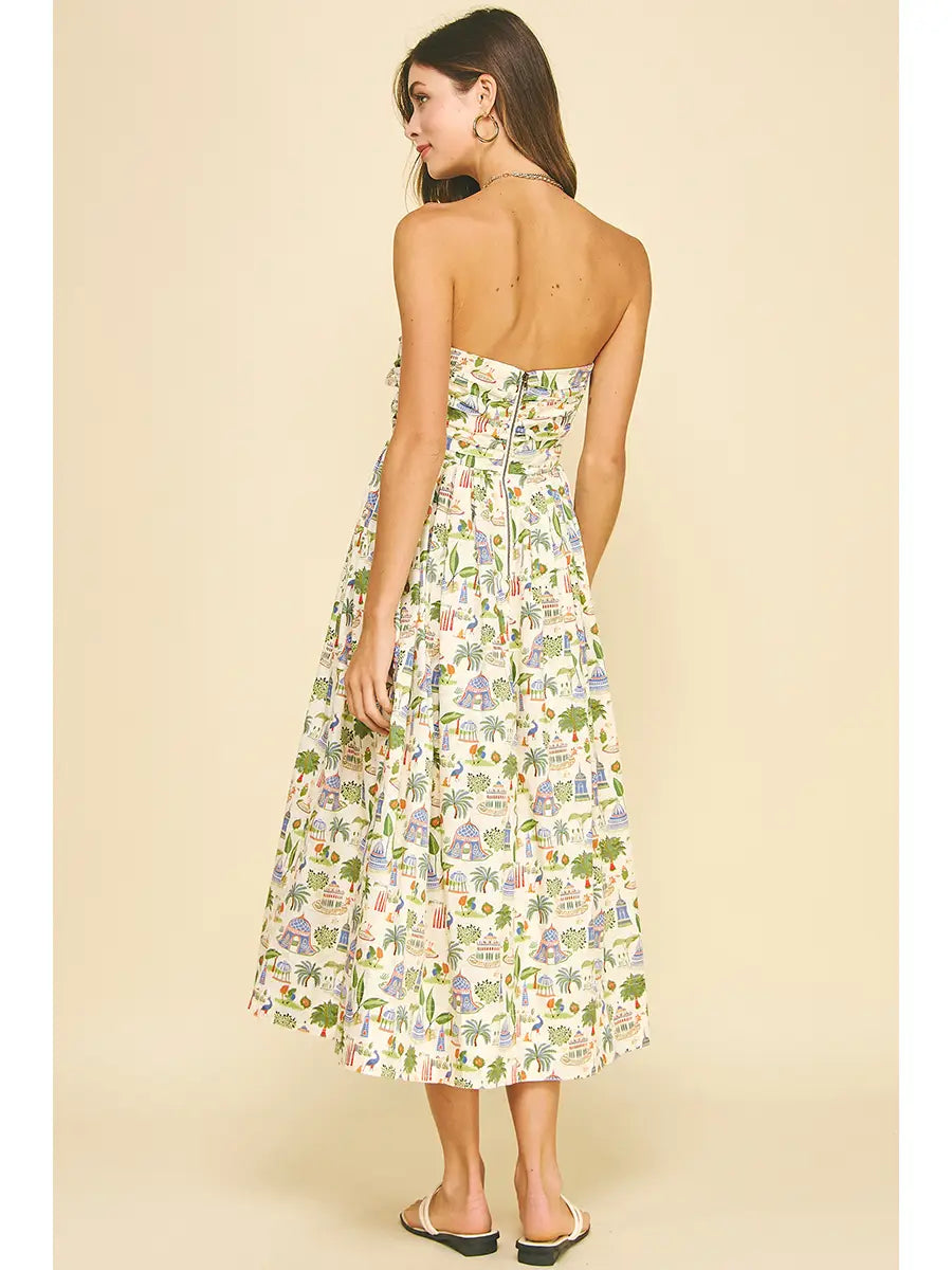 Destination Dream Strapless Midi