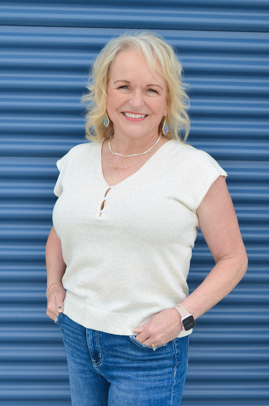 Salt Air Knit Top Front