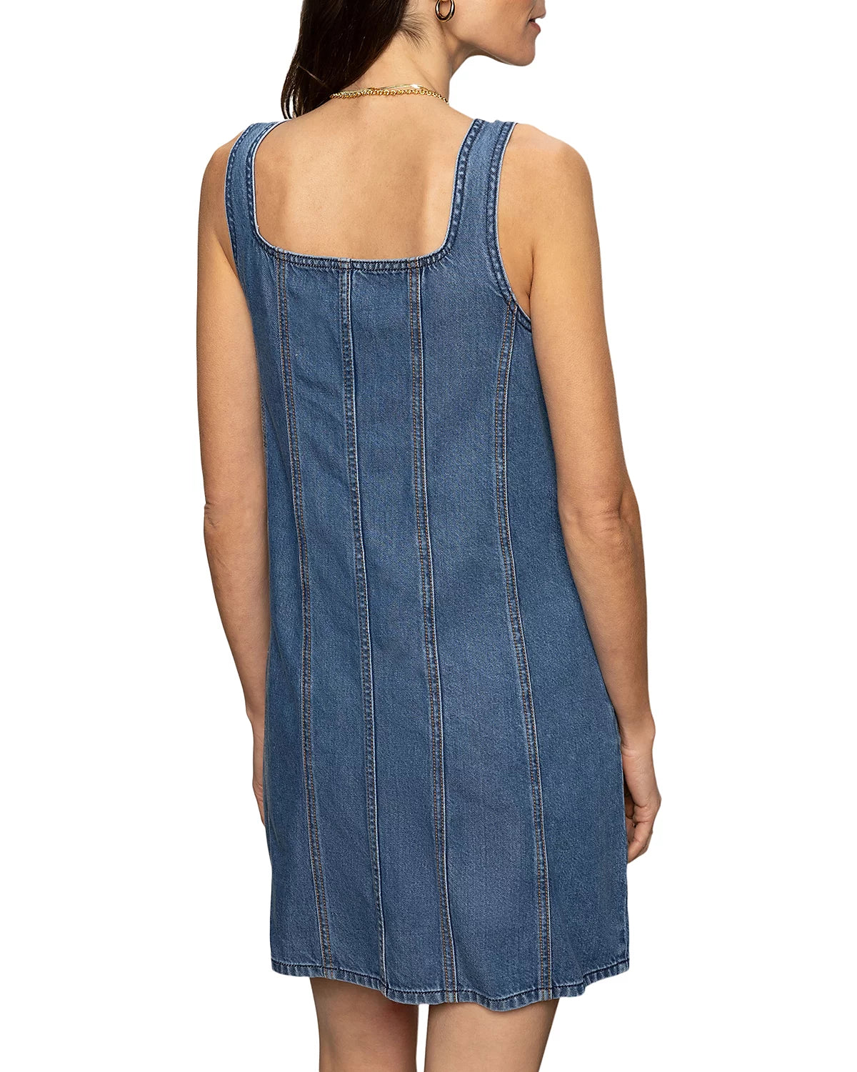 Sanctuary Blossom Denim Dress back
