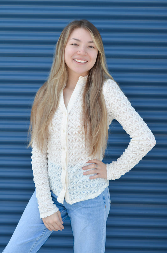 Sanctuary | DreamGirl Lace Button Up Front