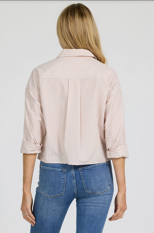 Dear John | Cropped Adrianna Button Up