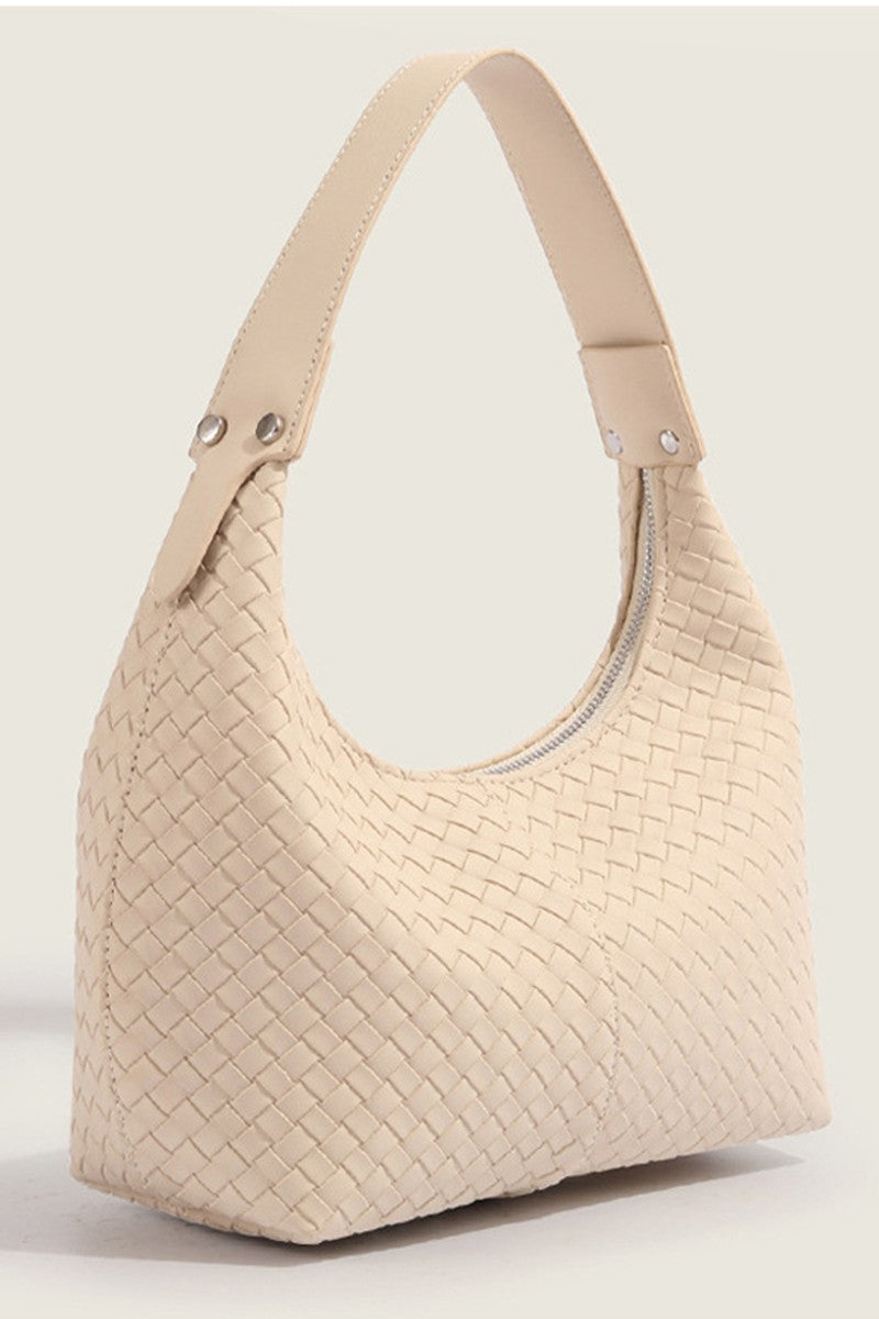 The Delaney Woven Bag Ivory 