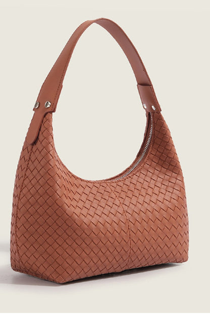 The Delaney Woven Bag Tan