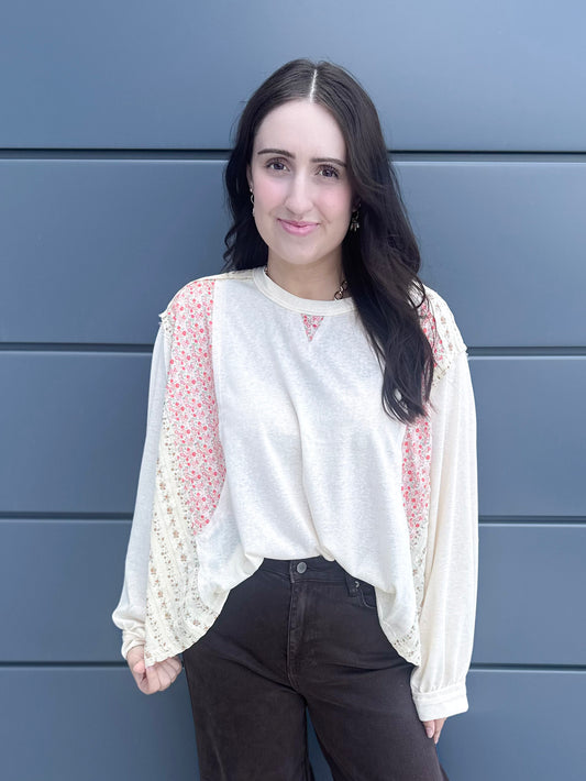 Wildflower Knit Top Front 
