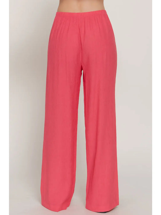 Watermelon Crush Textured Pants