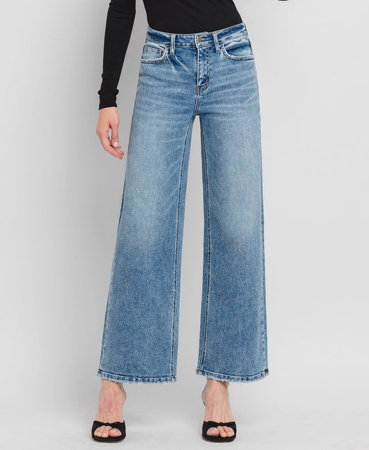 The Signature Wide Leg Jeans