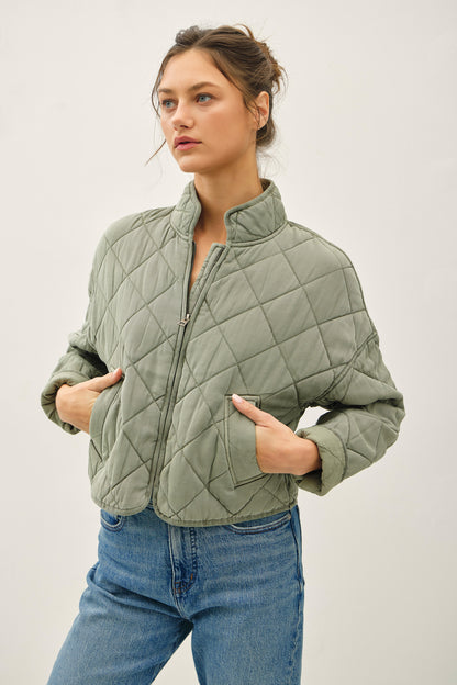 Cottage Trail Quilter Bomber Jacket