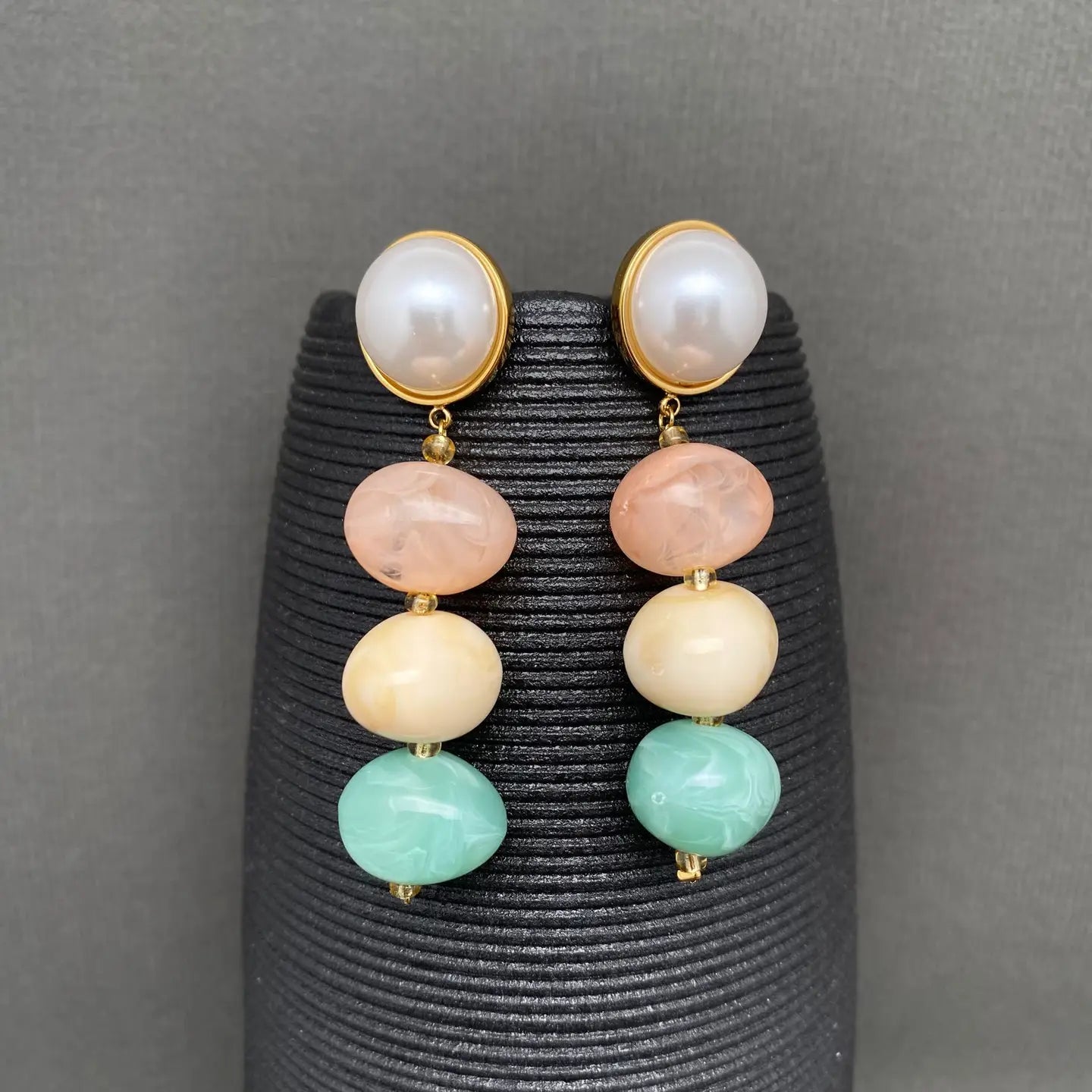 Pastel Resin Earrings