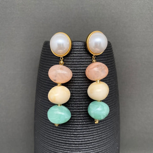 Pastel Resin Earrings