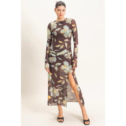 Harvest Blossom Mesh Dress