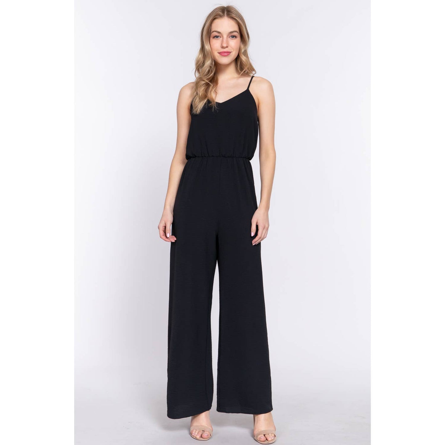 Midnight Escape Wide Leg Jumpsuit