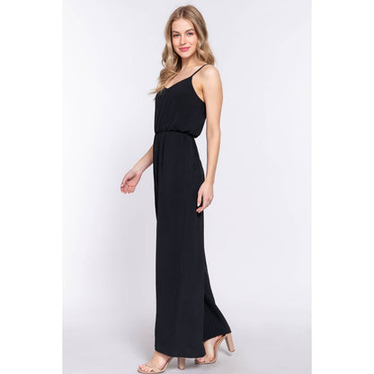 Midnight Escape Wide Leg Jumpsuit