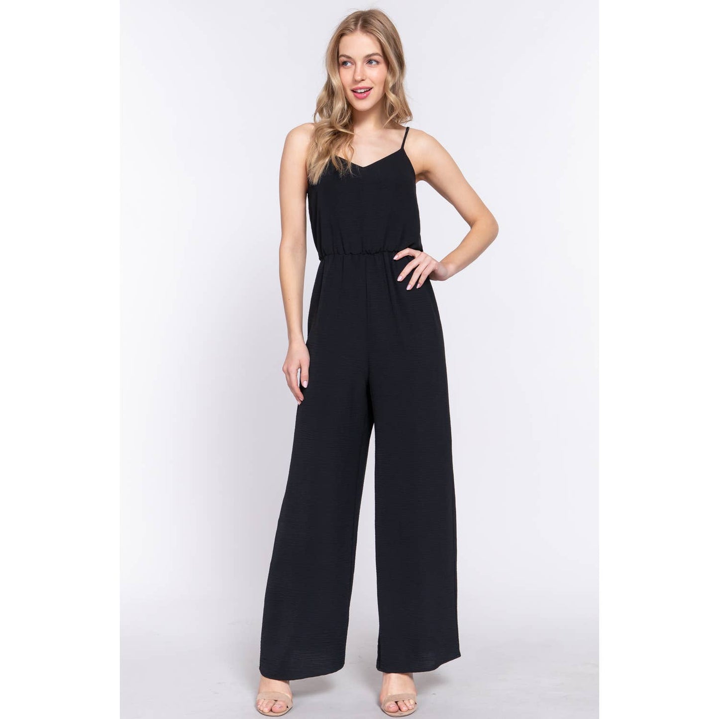 Midnight Escape Wide Leg Jumpsuit