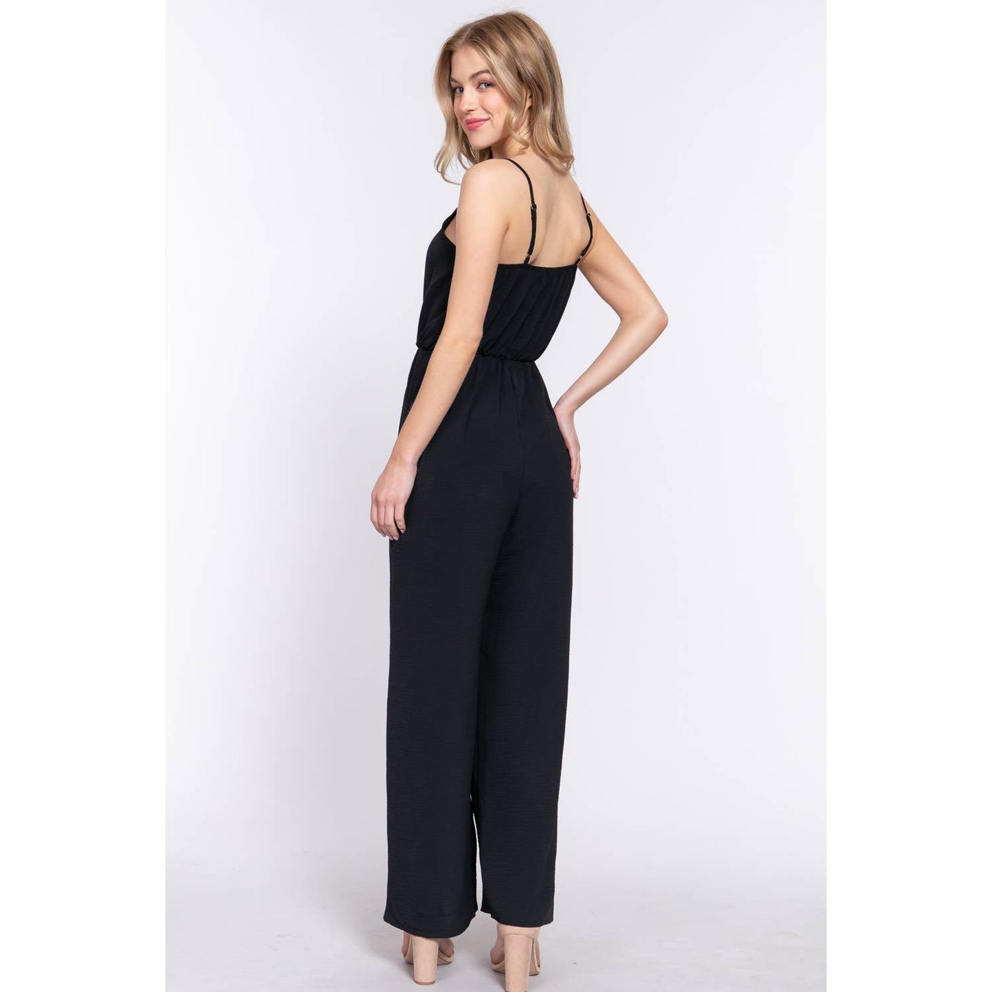 Midnight Escape Wide Leg Jumpsuit