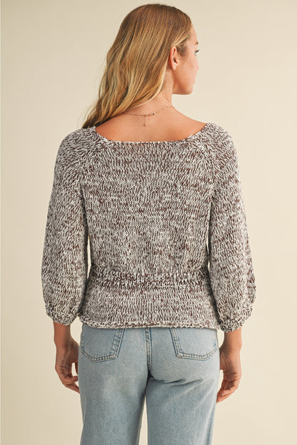 The Proud Stitch Peplum Sweater