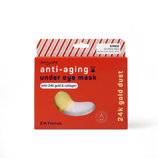 Christmas Holiday Candy Striped Anti-Aging Undereye Masks