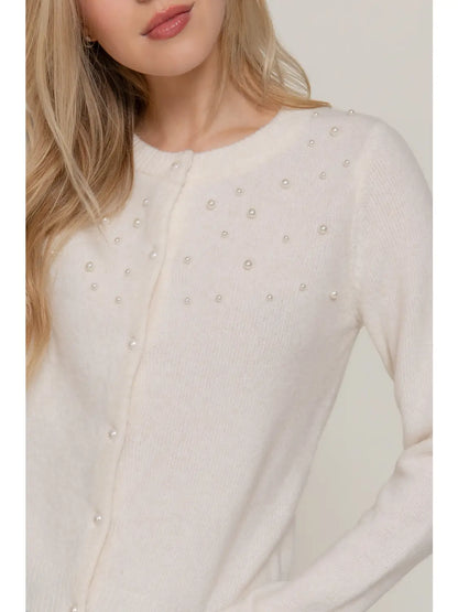 The Heirloom Cardigan in Cream