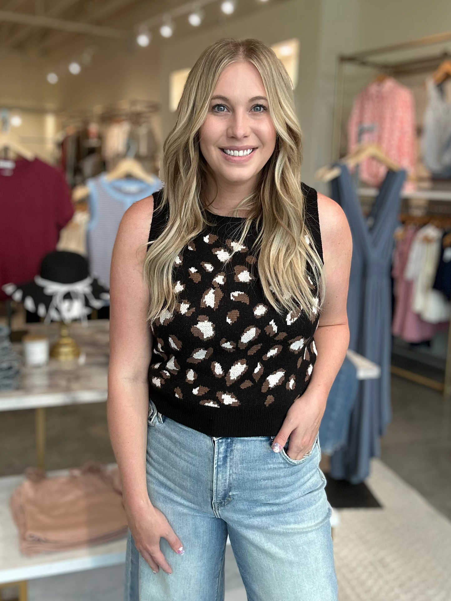 Wild at Heart Sweater Tank