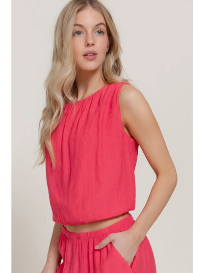 Watermelon Crush Textured Tank