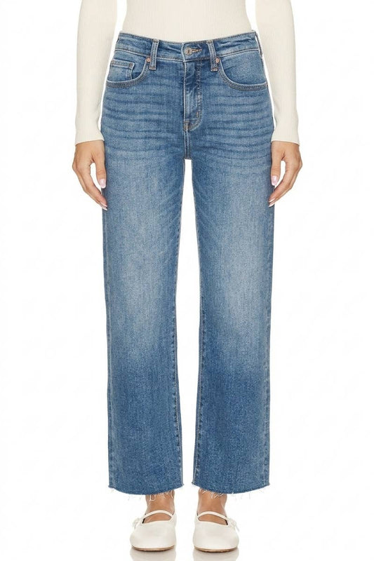 High Rise Tummy Control Straight Leg Jeans